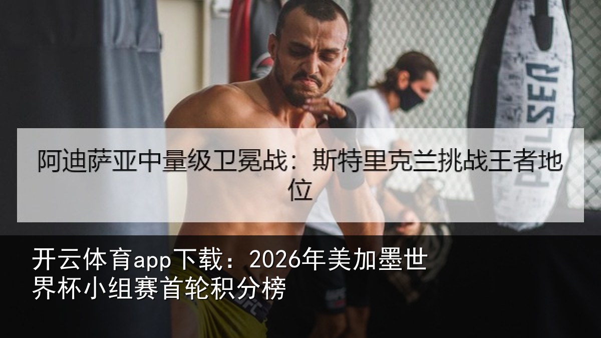 开云体育app下载:2026年美加墨世界杯小组赛首轮积分榜